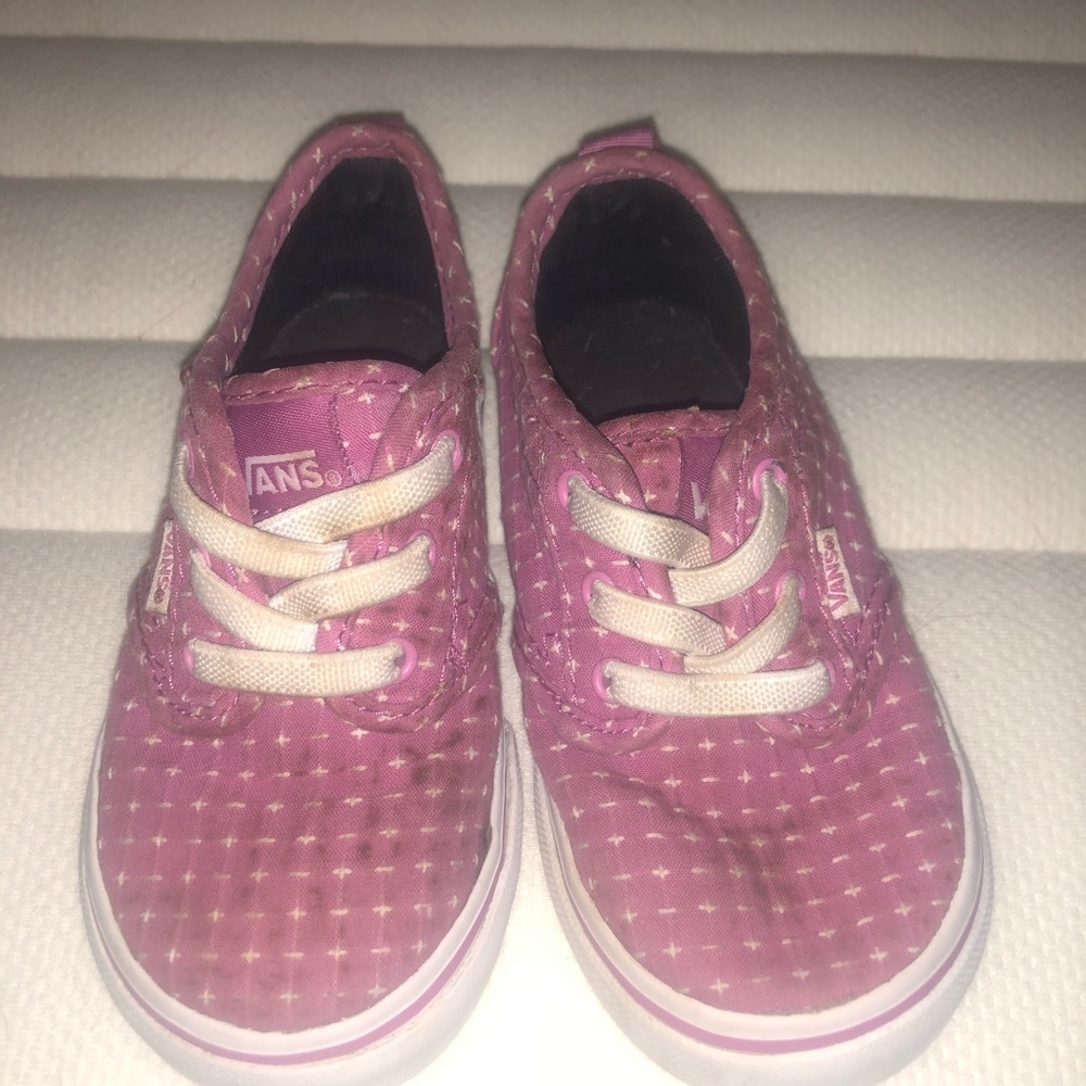 Pink Vans toddler size 7